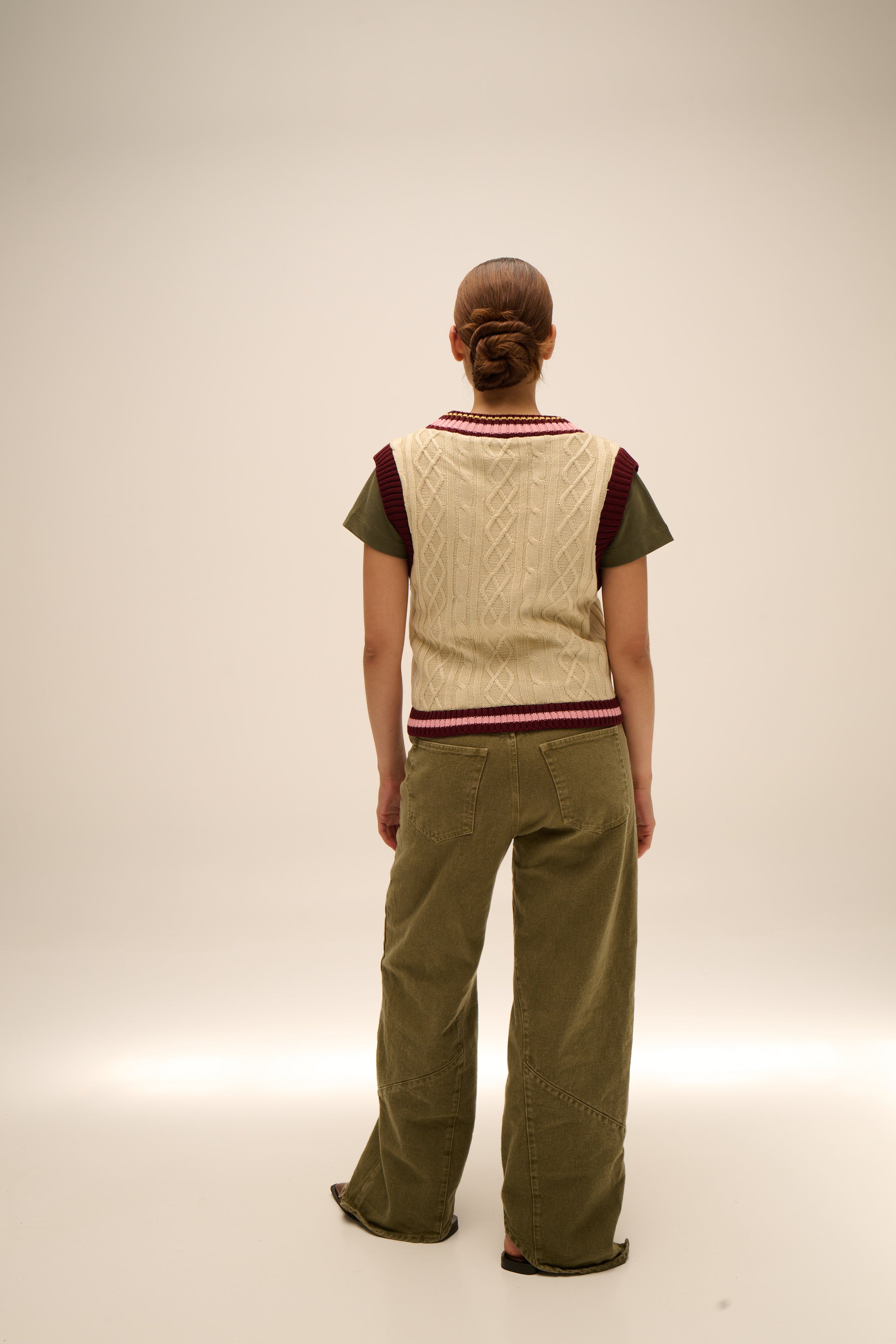 Lecture Vest in Cream