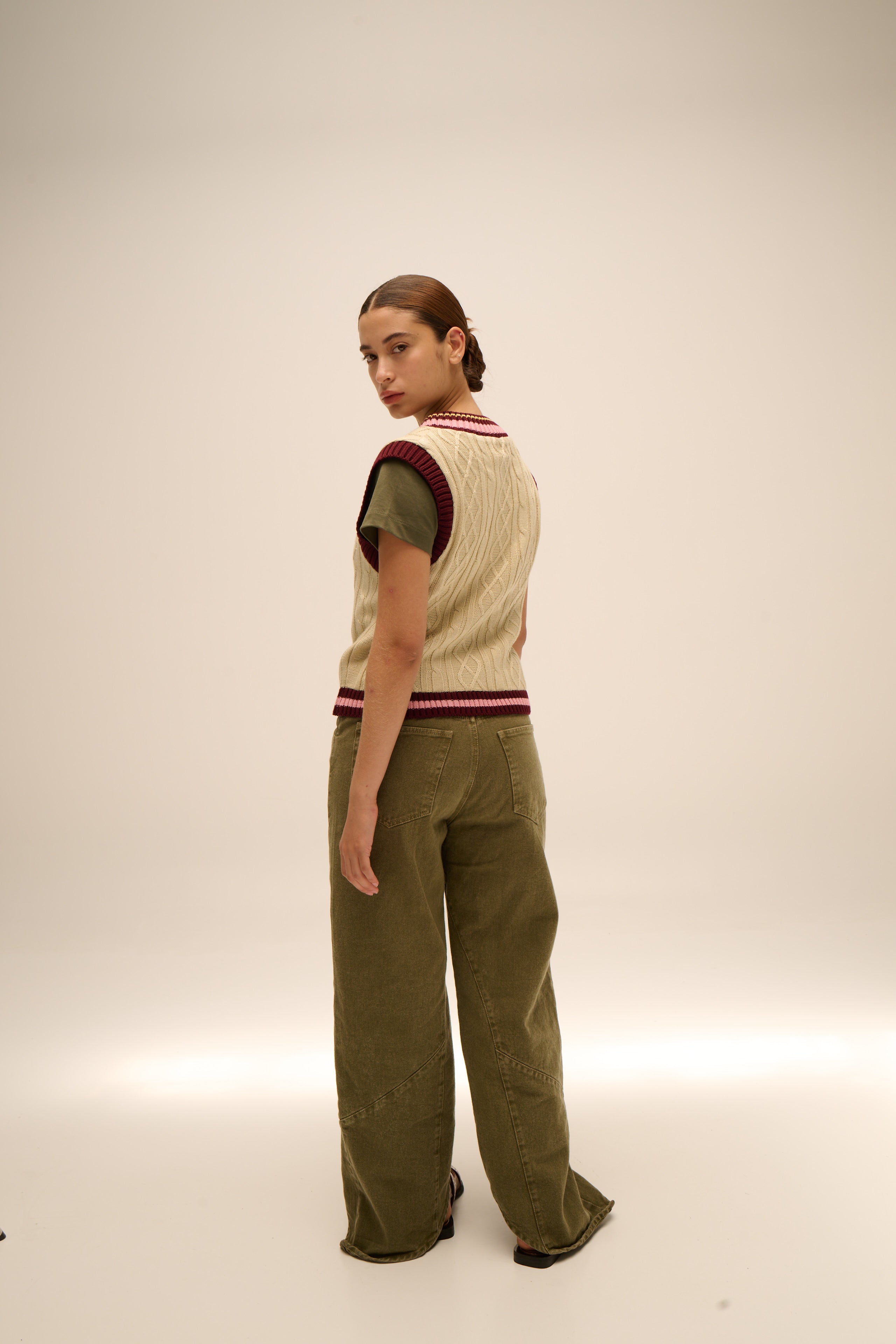 Lecture Vest in Cream