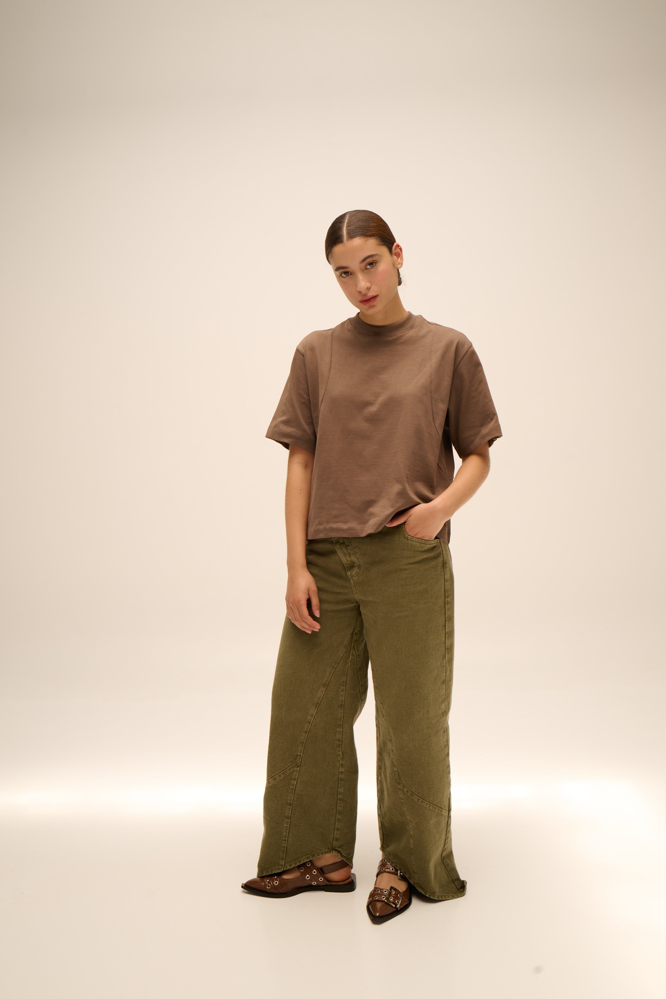 My Boyfriend's Tee in Brown