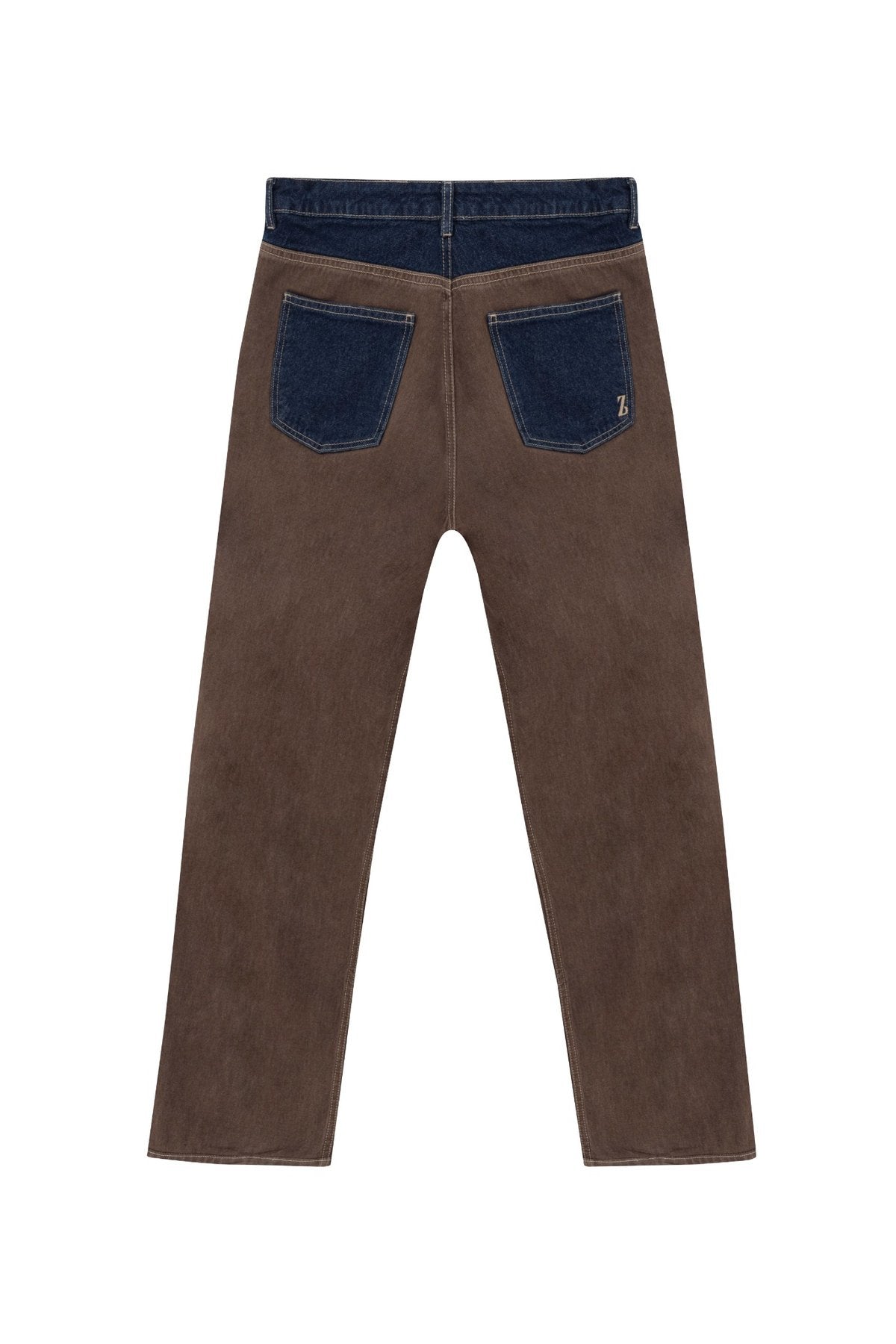 CHRONO JEANS - BROWN & BLUE