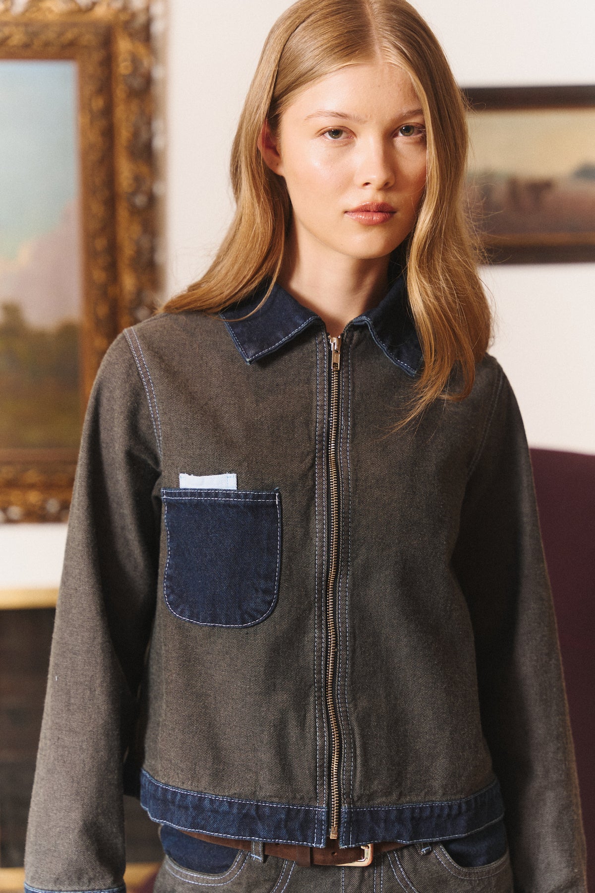 Heirloom Jacket in Blue Gray